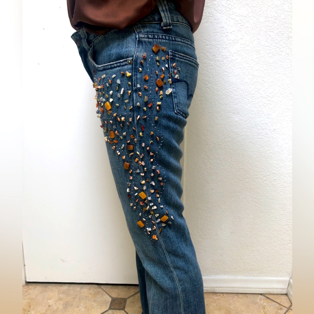 Tigers Eye/ Jeweled Jeans